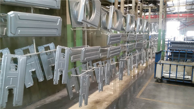 1鍍鋅闆噴(pēn)塑（空調）噴(pen)淋陶化